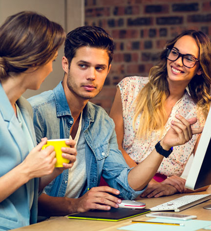 discussing digital marketing strategies