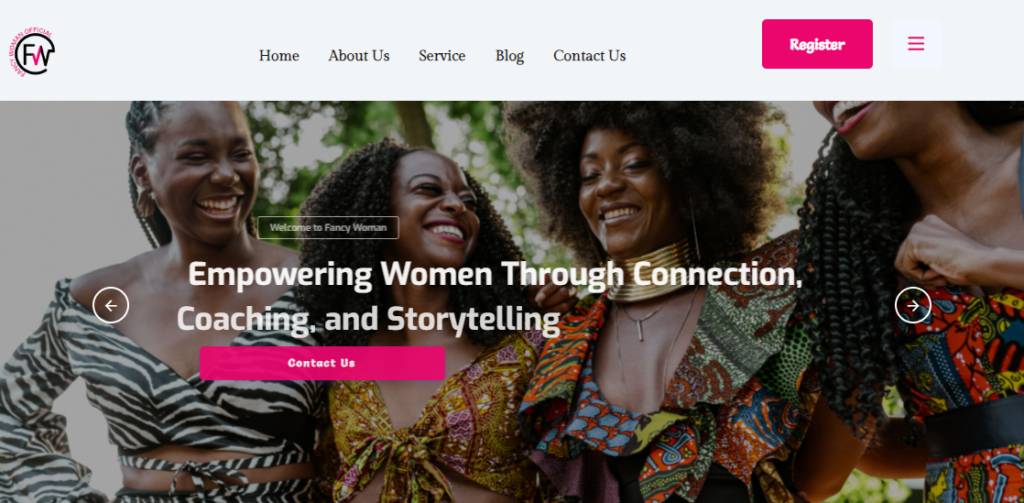 Women Community Website design