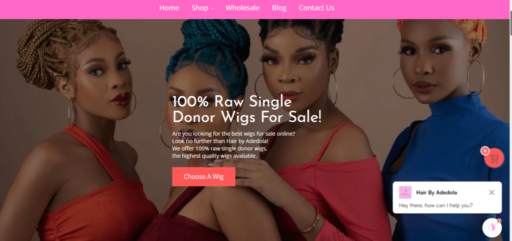 wig vendor website