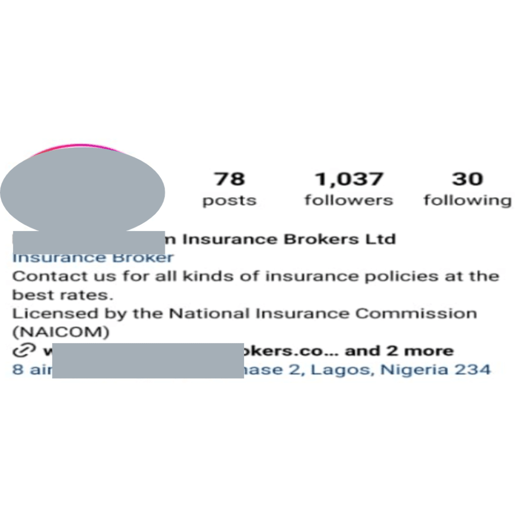 Insurance Firm followers